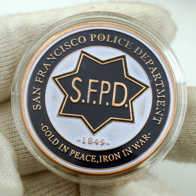SFPD San Francisco Police Badge Challenge Coin