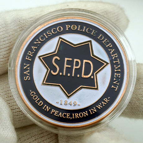 SFPD San Francisco Police Badge Challenge Coin