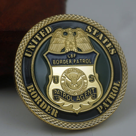 US CBP Border Patrol Agent Badge Challenge Coin 