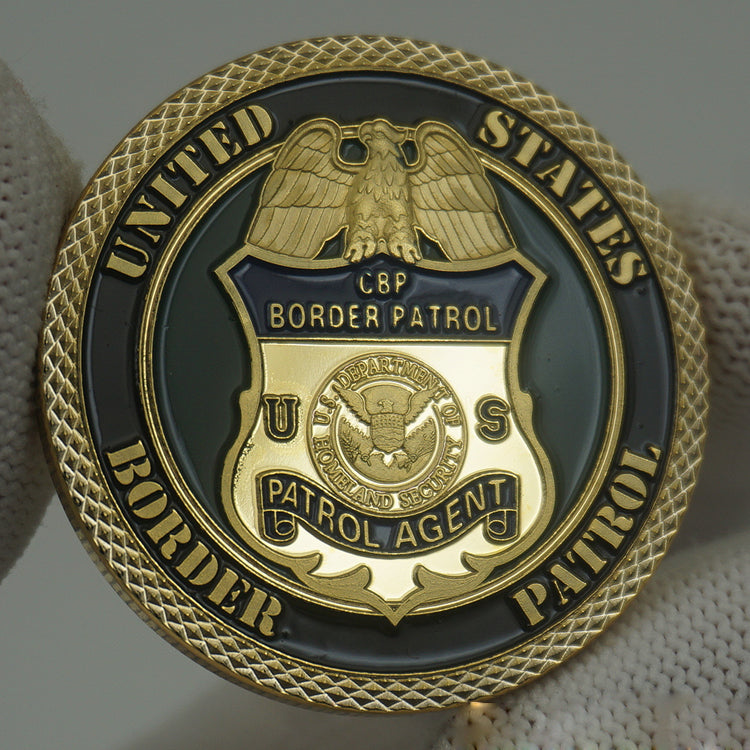 US CBP Border Patrol Agent Badge Challenge Coin