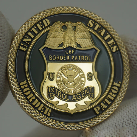 US CBP Border Patrol Agent Badge Challenge Coin 