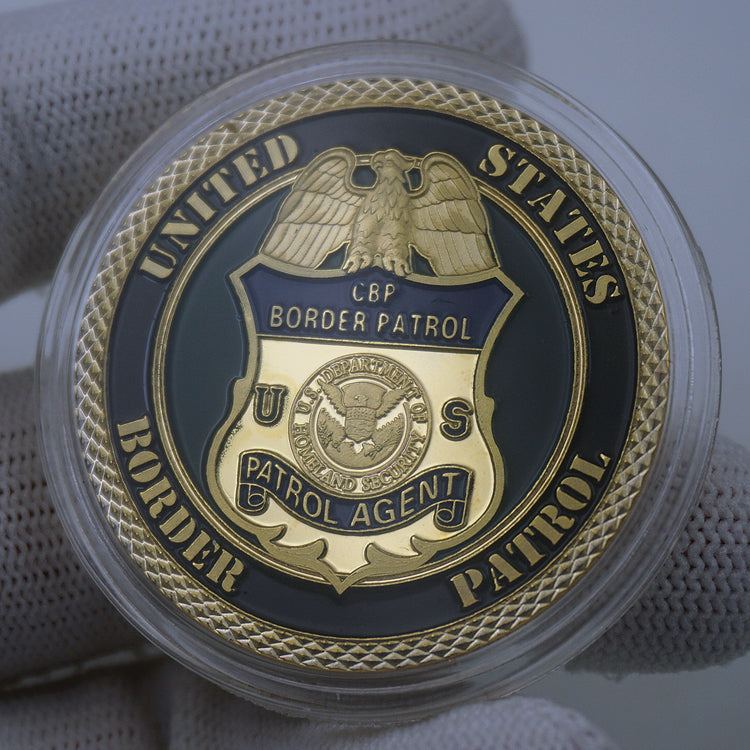 US CBP Border Patrol Agent Badge Challenge Coin
