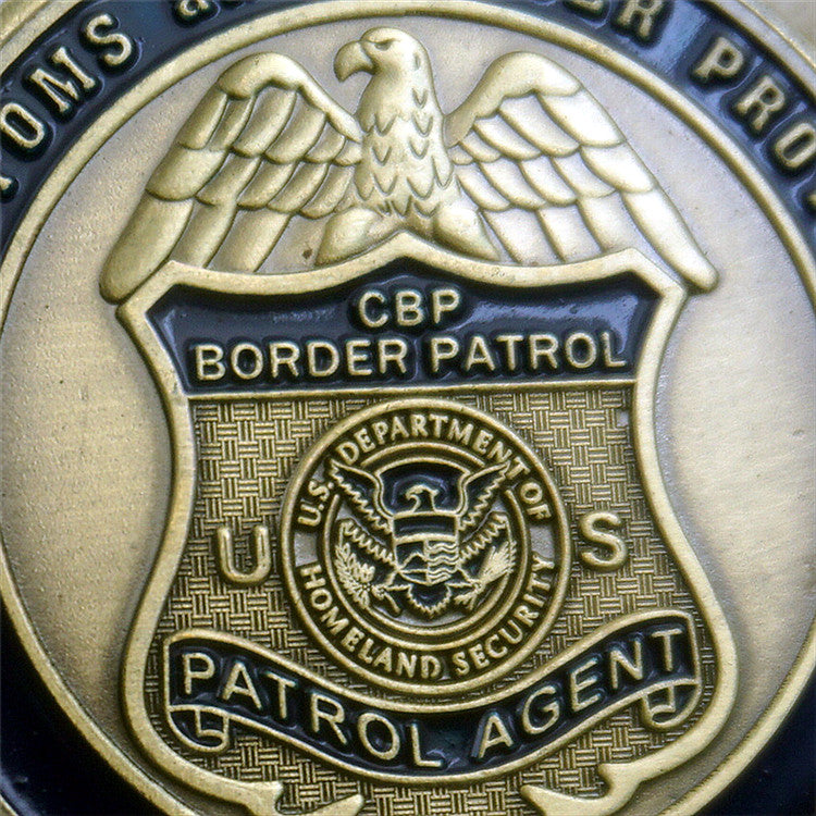 CBP Border Patrol Agent Badge Challenge Coin