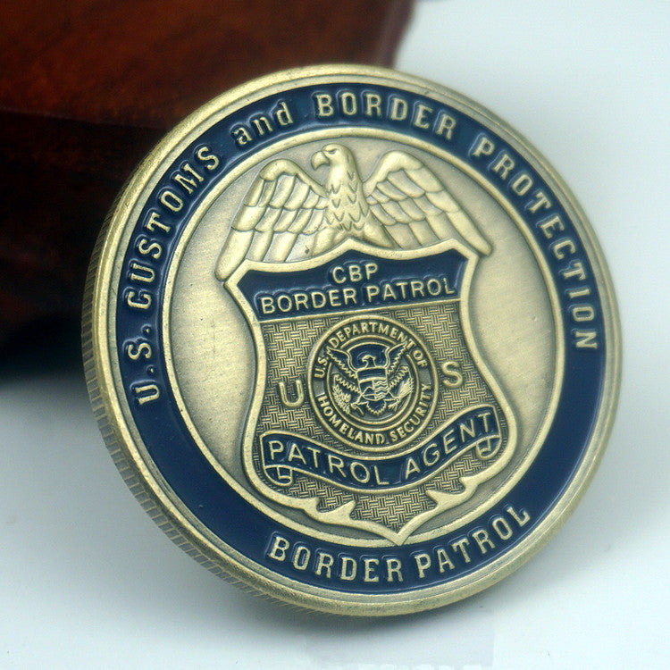 CBP Border Patrol Agent Badge Challenge Coin