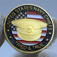 US Navy Chiefs Cap Badge Challenge Coin