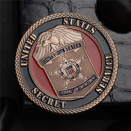 USSS Federal Law Enforcement Badge Challenge Coin