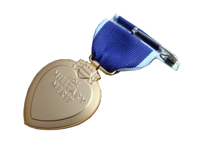 US Purple Heart Meritorious Service Medals for Military Merit With Box
