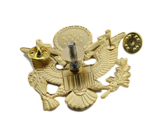 US Air Force Officer Golden Hat Emblem Cap Badge Replica Cosplay Movie Props