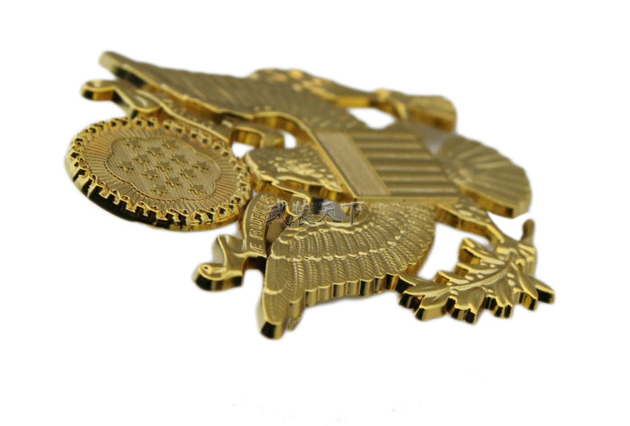 USAF Air Force Officer Golden Hat Emblem Cap Badge Replica Cosplay Movie Props