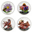 Canada Wild Flower Bird Duck Silver Commemorative Coin