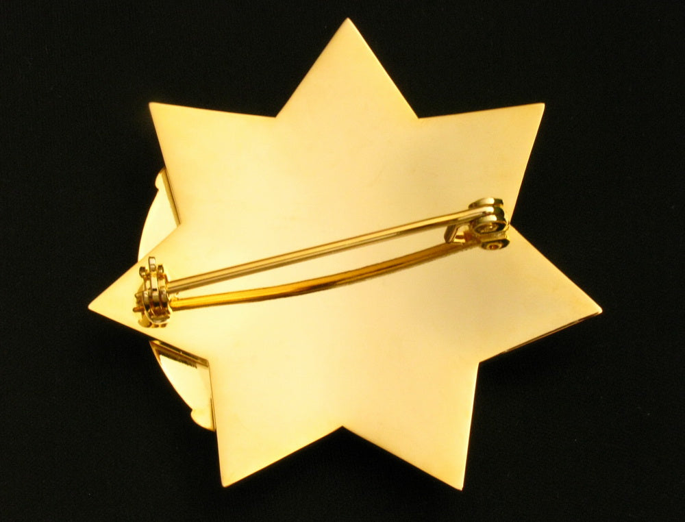 CHP TRAFFIC OFFICER Badge Solid Copper Replica Movie Props With Number 8618