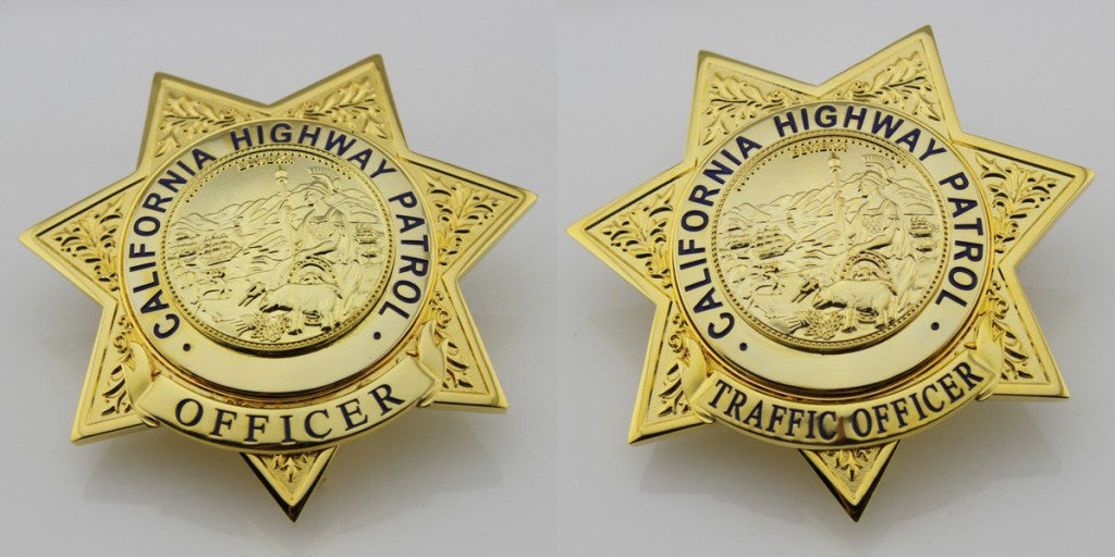 US CHP Officer/Traffic Officer Badge California Highway Patrol Officer  Replica Movie Props