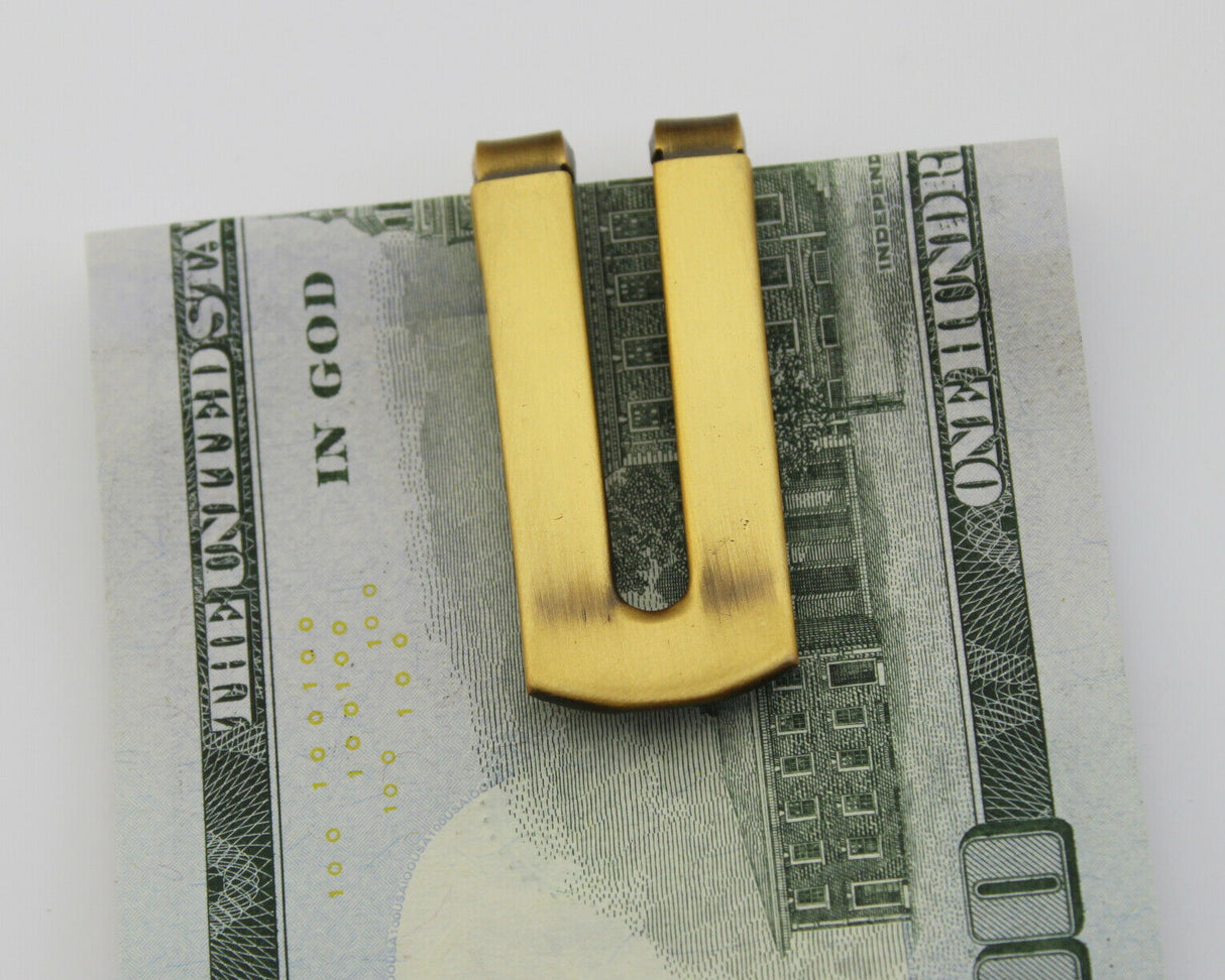US CIA Badge Solid Copper Pocket Money Clip 1.5"