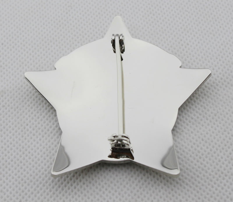 Chicago Sergeant Police Badge Solid Copper Replica Movie Props With Number 128