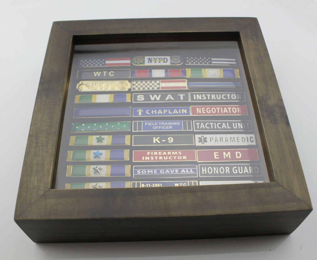 30 Pieces Uniform Honor Citation Bars Lapel Pin Badge with Gift Box