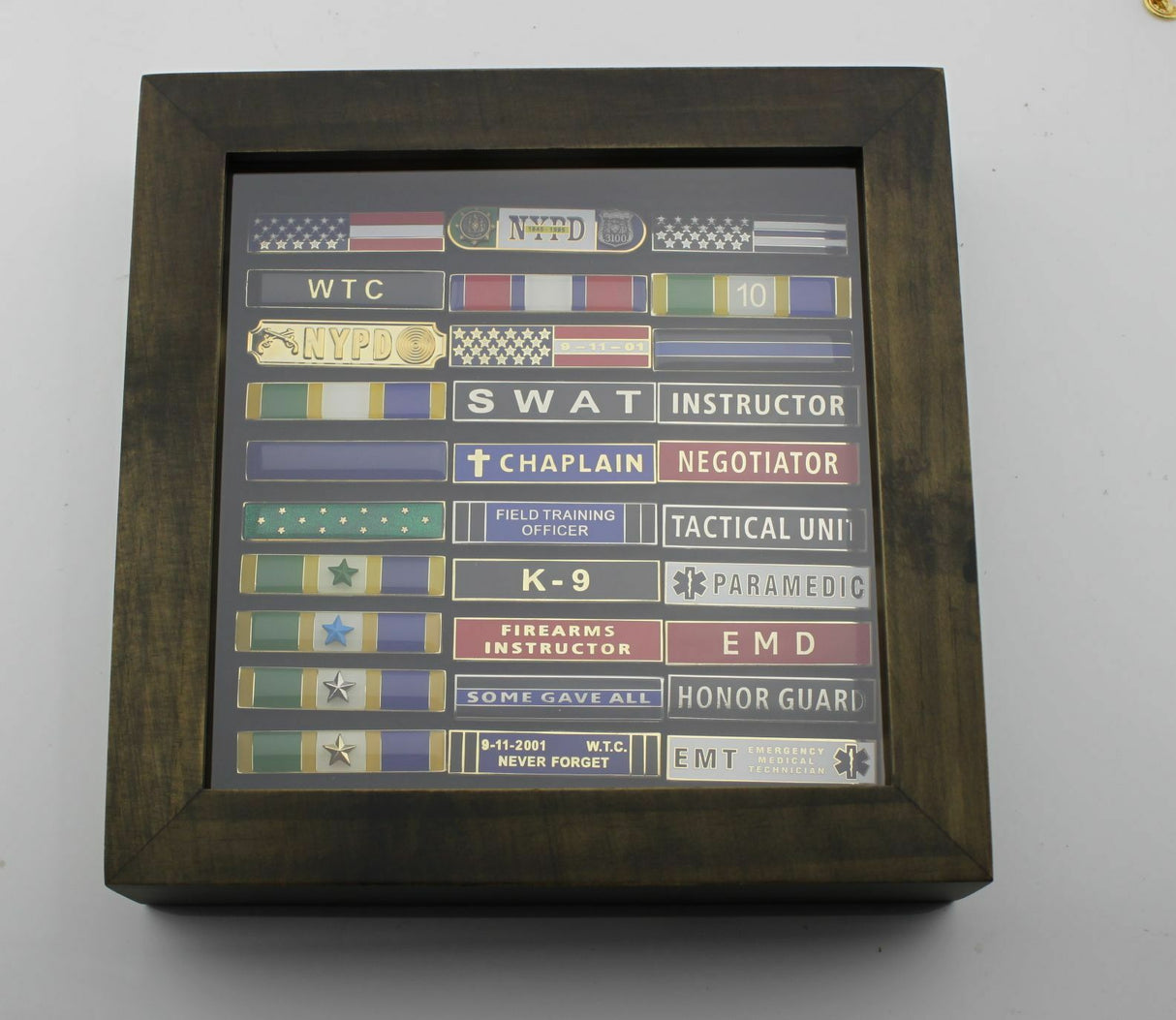 30 Pieces Uniform Honor Citation Bars Lapel Pin Badge with Gift Box