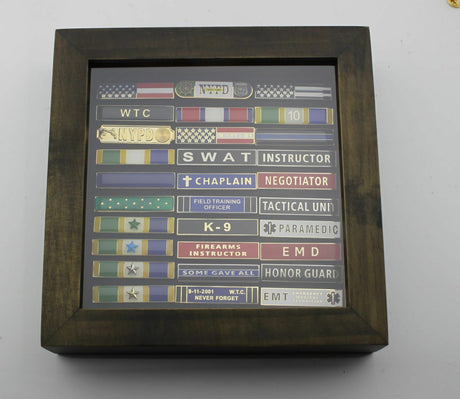 30 Pieces Uniform Honor Citation Bars Lapel Pin Badge with Gift Box