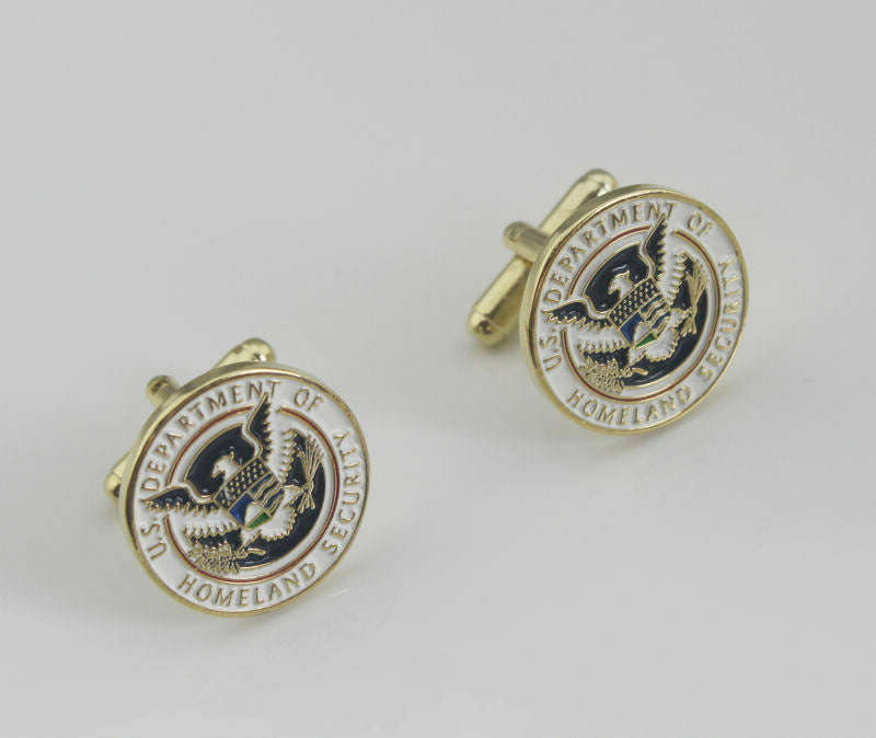 US DHS Department of Homeland Security Cufflinks/ Money Clip/ Tie Clip