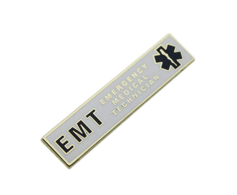 EMT Citation Bar Emergency Medical Technician Merit Service Award Commendation Lapel Pin