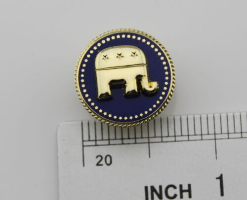 US President Republican Elephant Cufflinks/ Lapel Pin/ Tie Clip