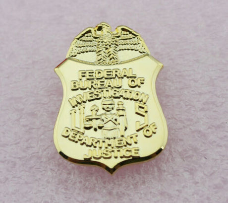 FBI Badge Cufflinks/ Lapel Pin/ Tie Clip