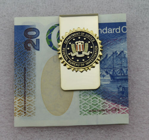 US FBI Department Of Justice Badge Money Clip