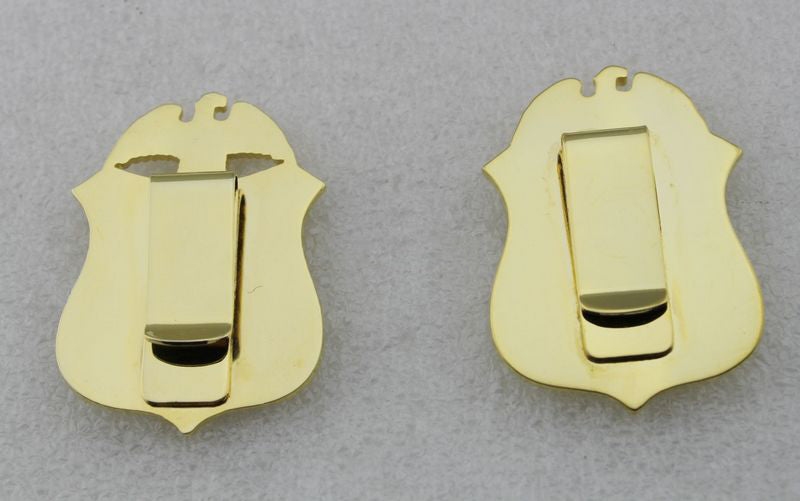FBI Department of Justice Retired Clip-type Small Badge Replica Props 38*55mm