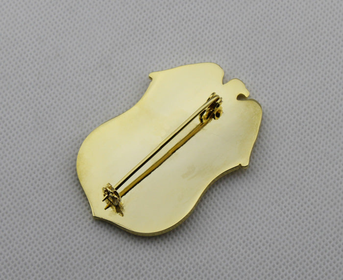 US FPS Special Agent Polizeiabzeichen, Replik aus massivem Kupfer, Film-Requisiten