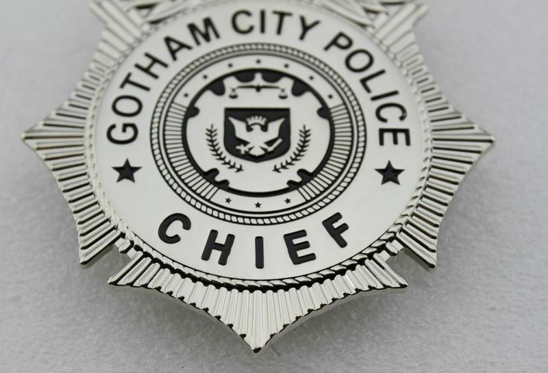Gotham City Police Chief TV Series Badge Replica Movie Props