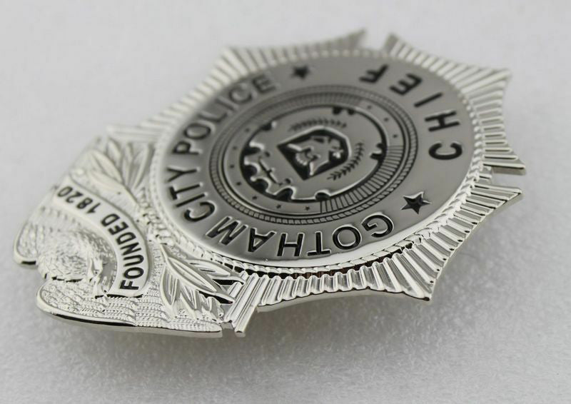 Gotham City Police Chief TV Series Badge Replica Movie Props