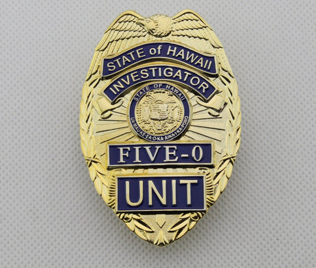 State of Hawaii Five-0 Unit Investigator Badge Replica Cosplay Movie Props