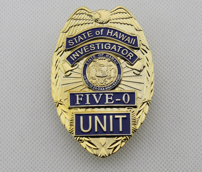 State of Hawaii Five-0 Unit Investigator Badge Replica Cosplay Movie Props