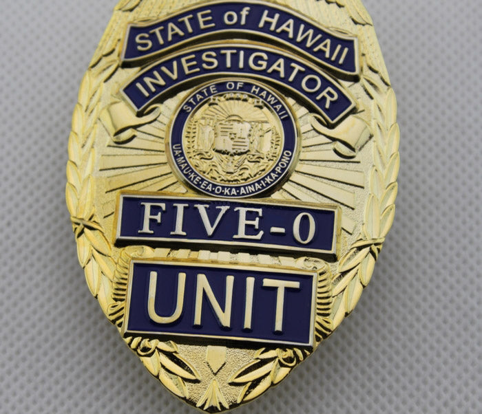 State of Hawaii Five-0 Unit Investigator Badge Replica Cosplay Movie Props