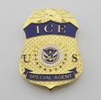 US ICE Special Agent Badge Solid Copper Replica Movie Props