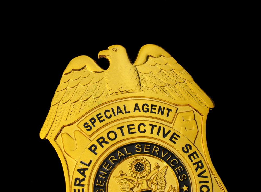 US FPS Special Agent Police Badge Replica Movie Props With Number 92