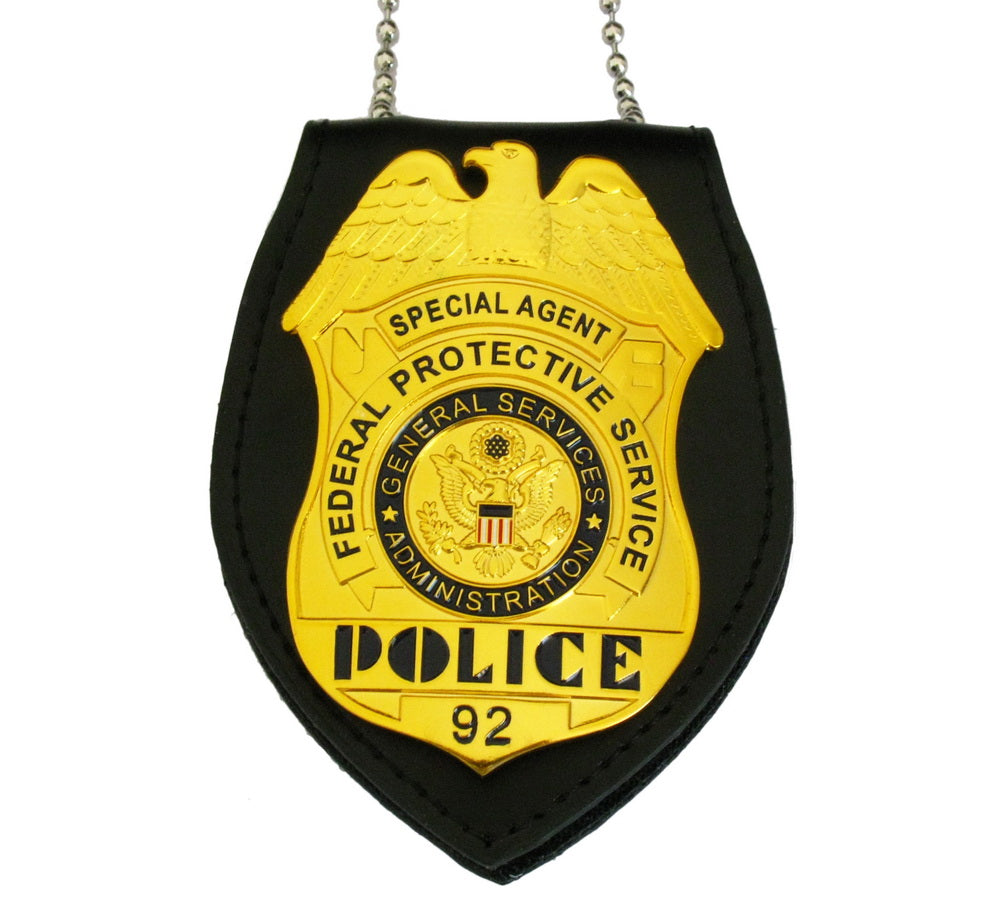US FPS Special Agent Police Badge Replica Movie Props With Number 92