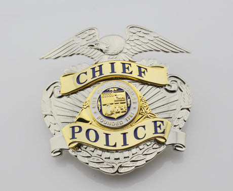 LAPD Los Angeles Police Cap Badge Hat Insignia Replica Movie Props