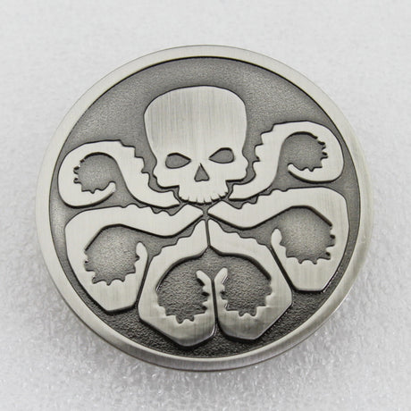 Agents of S.H.I.E.L.D. Hydra Logo Badge Brooch Cosplay Movie Props