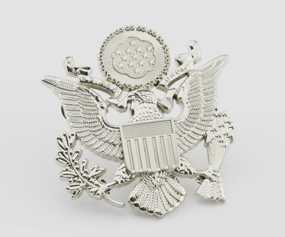 US National Emblem Silver Hat Badge Replica Cosplay Movie Props