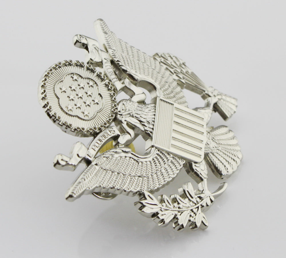 US National Emblem Silver Hat Badge Replica Cosplay Movie Props