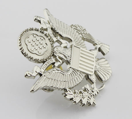 US National Emblem Silver Hat Badge Replica Cosplay Movie Props