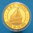 RMS Titanic Centennial (1912-2012) 24K Gold Plated Commemorative Coin