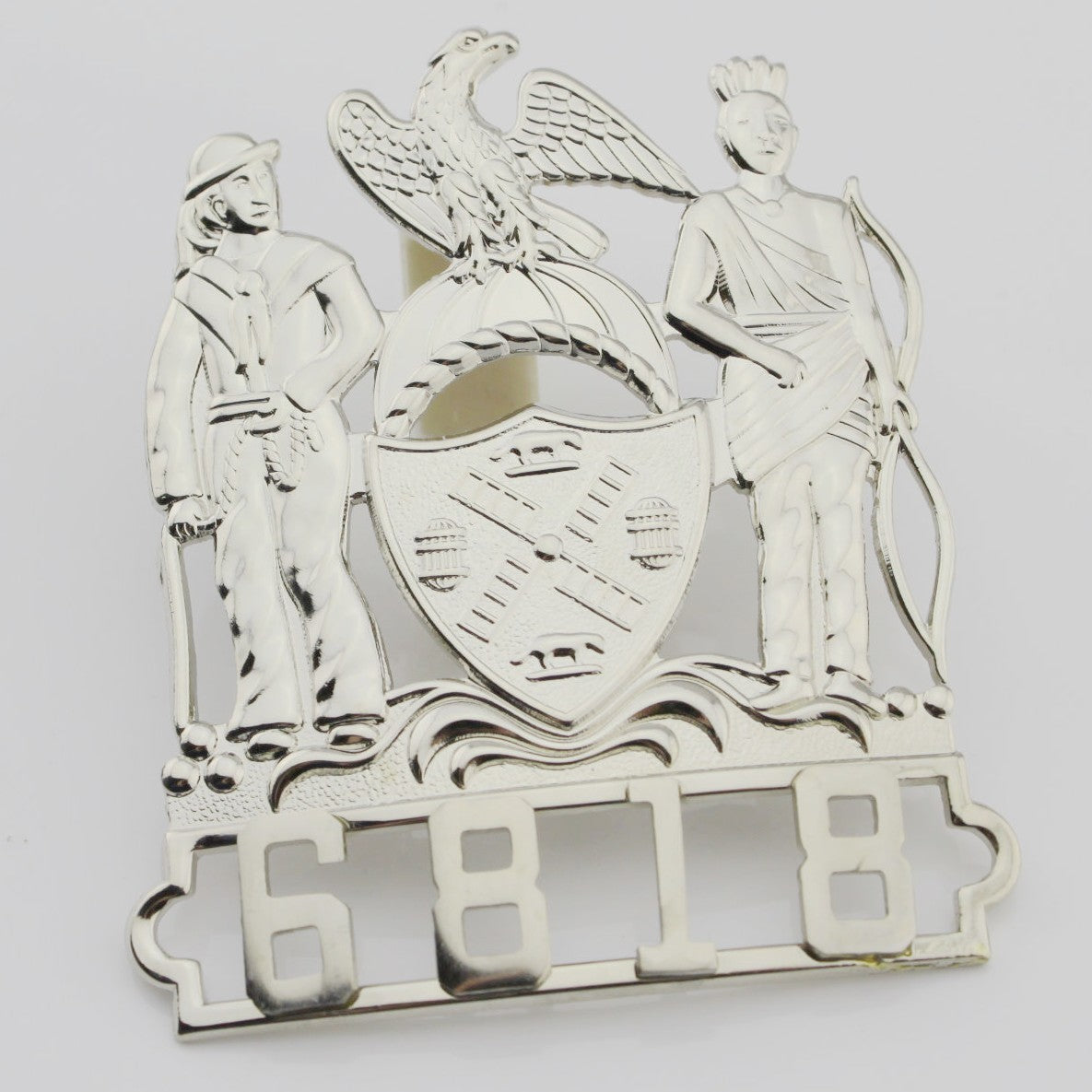 NY New York Police Detective Badge/Cap Badge Replica Movie Props No. 6818