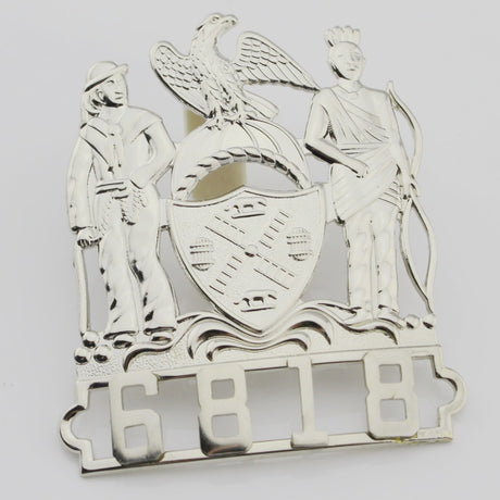 NY New York Police Detective Badge/Cap Badge Replica Movie Props No. 6818