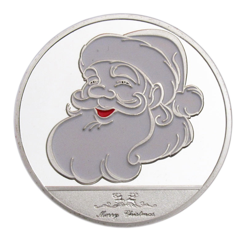 Santa Claus Merry Christmas Xmas Deer New Year Gift Commemorative Coins