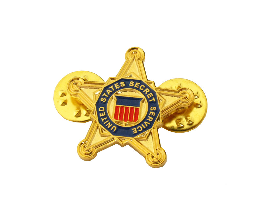 USSS US Secret Service Pentagram Mini Lapel Pin Brooch Badge