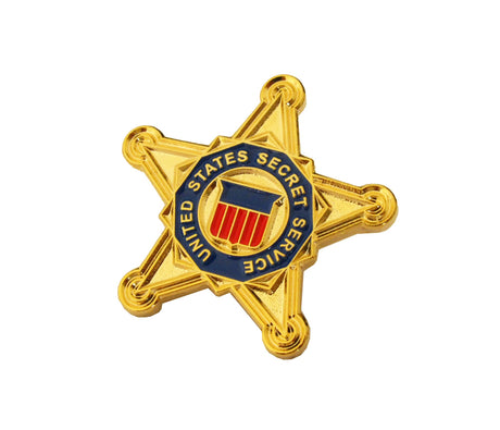 USSS US Secret Service Pentagram Mini Lapel Pin Brooch Badge