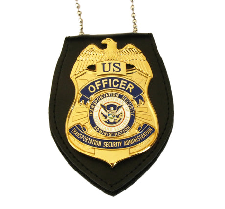 US DHS TSA Officer Badge Solid Copper Replica Movie Props