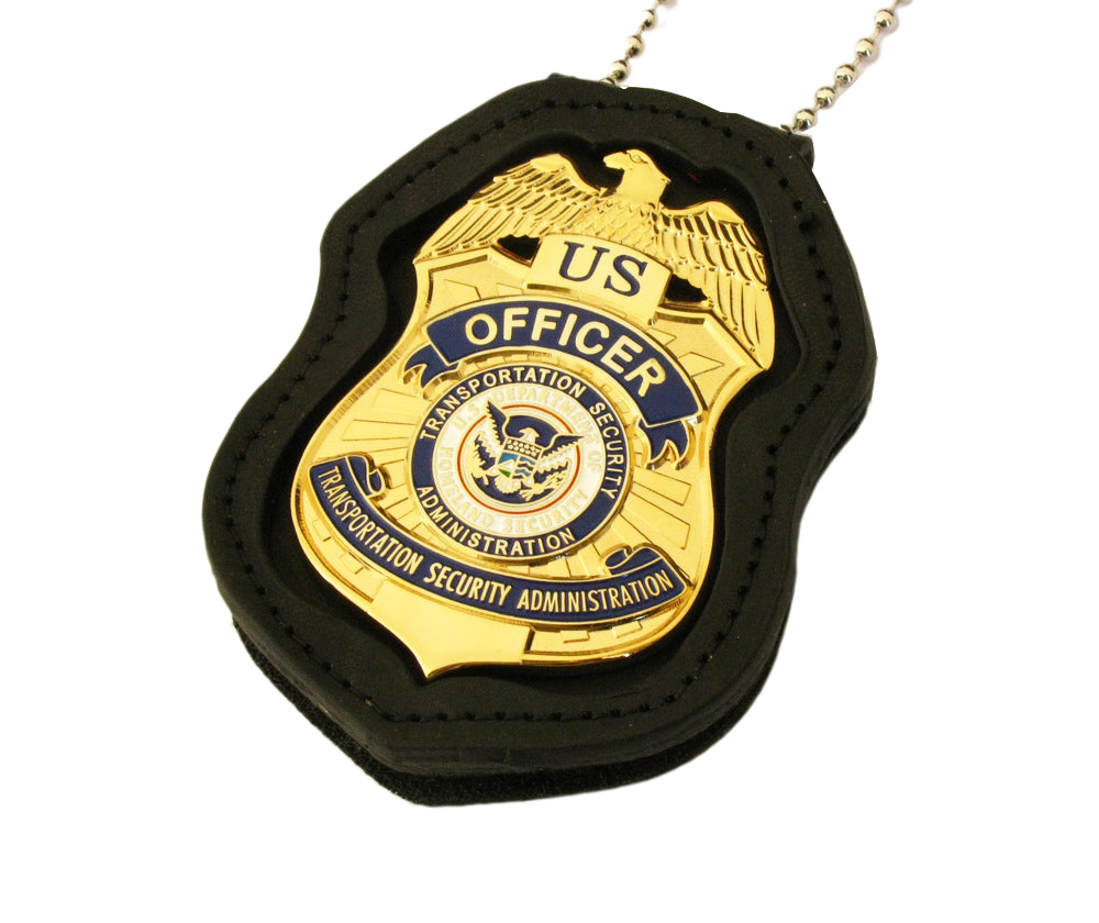 US DHS TSA Officer Badge Solid Copper Replica Movie Props