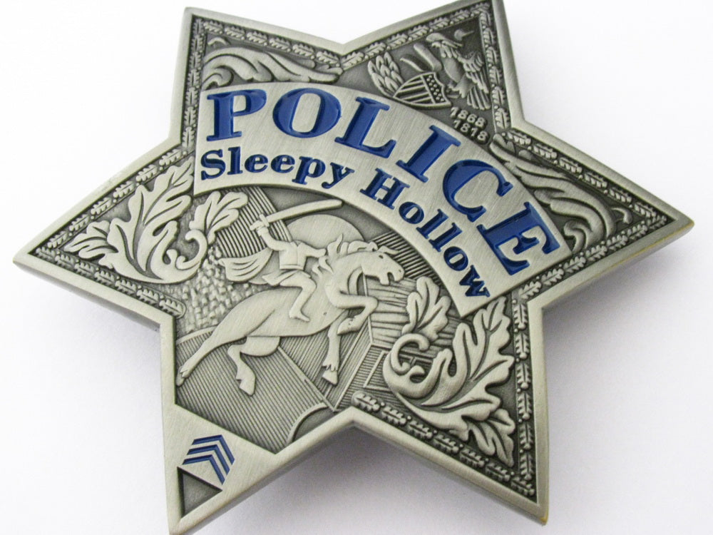 US TV Series Sleepy Hollow Police Badge Solid Copper Replica Movie Props